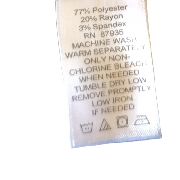 NWOT size L navy blue white striped lined stretch knit dress blazer jacket - Picture 9 of 10